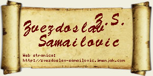 Zvezdoslav Samailović vizit kartica